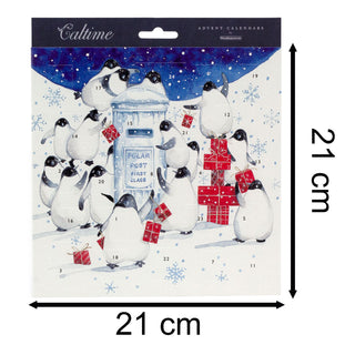 Polar Post Christmas Advent Calendar | Penguin Picture Advent Calendar - 21cm