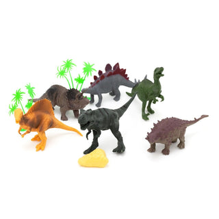 6 Piece Dinosaur Figures Set for Kids | Children's Jurassic Dinosaur Playset