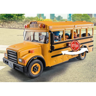 Playmobil 70983 - School Bus | City Life Yellow Toy School Bus With Lights