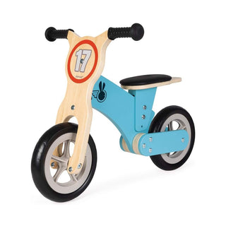 Janod Bikloon Little Racer Learner Bike | Wooden Balance Bicycle For Kids | 2+