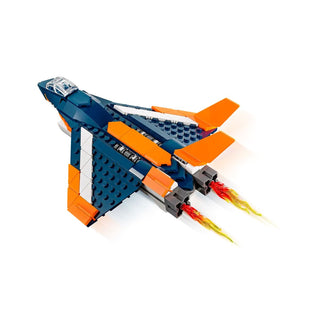 Lego 31126 Supersonic-jet | Lego Creator 3 In 1 Jet Helicopter Powerboat Set