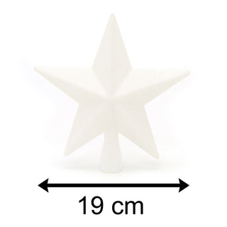 Elegant White Star Christmas Tree Topper | Christmas Tree Star Xmas Star Tree Topper | Christmas Tree Decorations