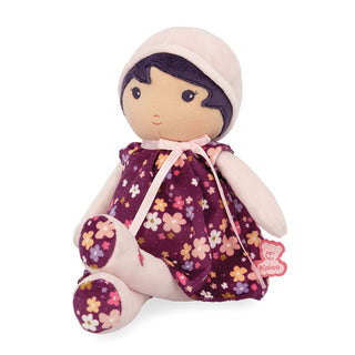 Kaloo Tendress My First Doll 32cm | Violette Soft Toy Cuddly Rag Doll With Dress