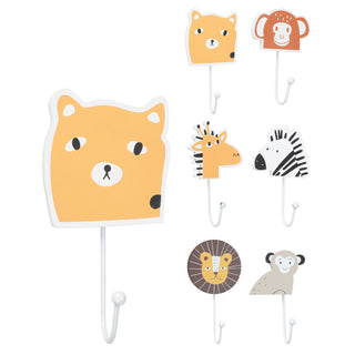 Kids Safari Animal Coat Hook | Childrens Jungle Themed Bedroom Wall Hook