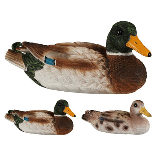 Polyresin Mallard Duck Ornament | Garden Duck Statue Bird Sculpture - Duck Gifts