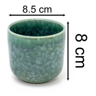 Stylish Reactive Glaze Ceramic Plant Pot | Planter for Succulents & Flowers 8cm