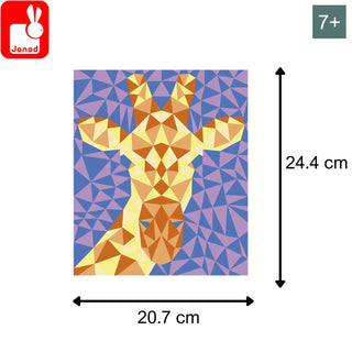 Janod Sand Art Animals Of The Savannah | Kids Arts & Crafts Kit | 2 Cards | 7+