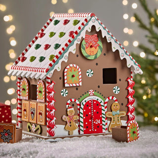 Gingerbread House Advent Calendar | Fill Your Own Christmas Advent Calendar 27cm