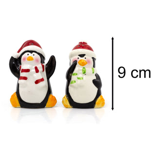 Christmas Penguin Salt & Pepper Pots | Festive Novelty Salt & Pepper Shakers