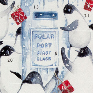 Polar Post Christmas Advent Calendar | Penguin Picture Advent Calendar - 21cm