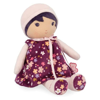 Kaloo Tendress My First Doll 32cm | Violette Soft Toy Cuddly Rag Doll With Dress