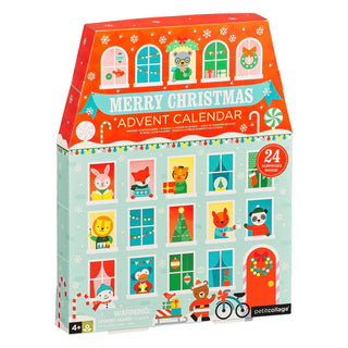 Childrens Christmas Advent Calendar House | Kids 3D Pop-Up Playset with Figures