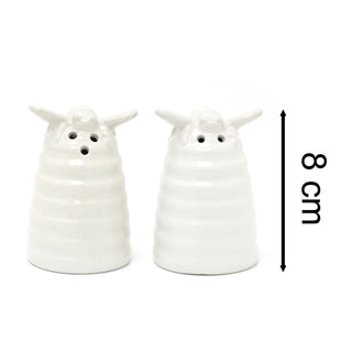 Summer Beehive Shaped Salt and Pepper Shakers | Ceramic Salt and Pepper Pots