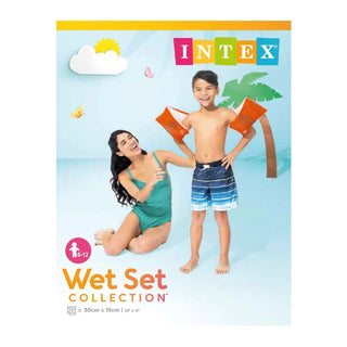 Intex Childrens Large Inflatable Arm Bands | Kids Swimming Armbands - Ages 6-12