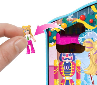 Polly Pocket Christmas Advent Calendar | Gingerbread House Playset & Doll Toy