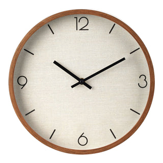 Beige Wall Clock for Classic & Modern Interiors | Round Wall Clock - 30cm