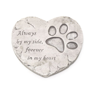 Pet Memorial Ornament | Heart Graveside Pet Memory Plaque Pet Remembrance Plaque