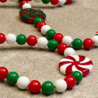 Candy Garland Christmas Decoration | Sweetie Candy Cane Ornament - 140cm