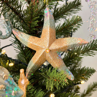 Starfish Christmas Bauble | Under the Sea Star Christmas Tree Ornament - 12.5cm