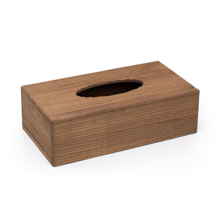 Wooden Tissue Box Holder | Tissue Storage Box Cover with Removable Bottom - 26cm