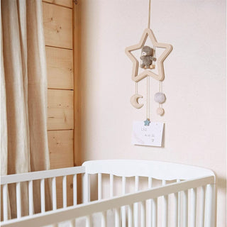 Kaloo Customisable Hanging Teddy Bear Cot Mobile | Personalised Baby Crib Mobile