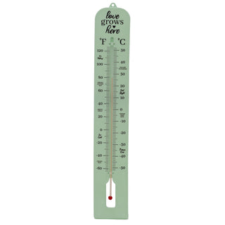 The Potting Shed Wall Mounted Waterproof Outdoor Garden Thermometer - 40cm