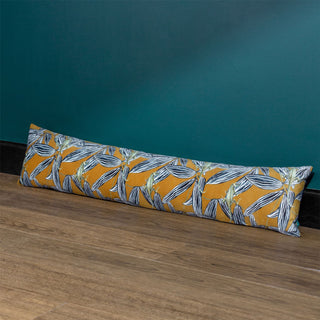 Ebon Wilds Saffron Draught Excluder | Exotic Lizard Door Draft Excluder - 88cm