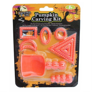 Haunted House 10 Piece Jack O'Lantern Halloween Pumpkin Carving Set