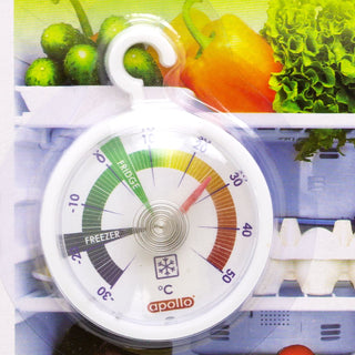 Fridge Thermometer With Hanging Hook | Dial Fridge Freezer Thermometer | Fridge Temperature Thermometer Fridge Thermostat