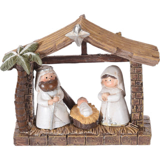 Mini Christmas Nativity Scene | Nativity Set with Baby Jesus, Mary & Joseph