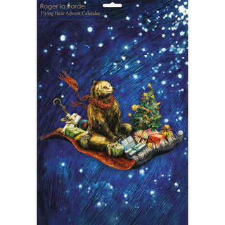 Flying Bear Christmas Advent Calendar | Traditional Picture Advent Calendar