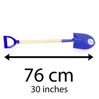 Giant 30 Inch Garden Beach Metal Scoop Spade | Extra Large Digging Spade Sand Shovel For Kids | Colour Varies One Supplied