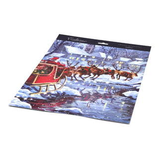 Santa Sleigh Christmas Advent Calendar | Picture Advent Calendar - 41x31.5cm