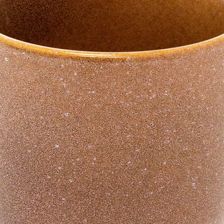 Brown Reactive Glaze Ceramic Plant Pot | Planter for Succulents & Flowers - 8cm