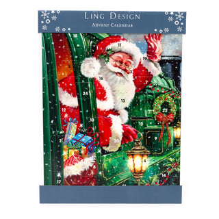 Santa Express Christmas Advent Calendar | Santa Train Advent Calendar - 34x25cm