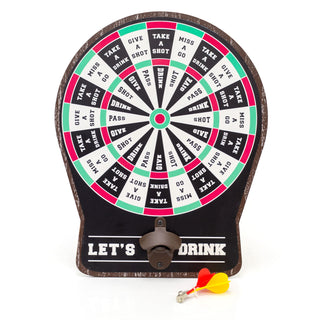 Magnetic Dartboard Drinking Game with Bottle Opener | Fun Party Game for Adults