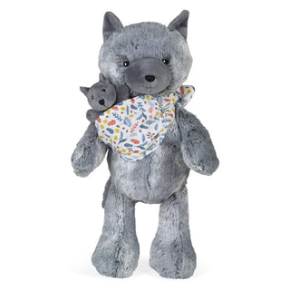 Kaloo Maman Louve Louise Mummy Wolf Soft Toy 36cm | Plush Mama & Baby Wolf