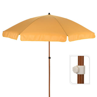 Yellow Garden Umbrella Beach Parasol | UV50 Family Beach Umbrella Sun Shade