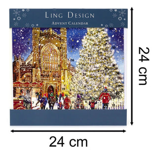 Bath Abbey Christmas Advent Calendar | Monastery Advent Calendar - 23cm