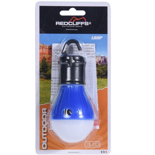 Battery Operated Lamp LED Light Bulb | Camping Lantern Garden Lighting | Tent Hanging Lanterns - Colour Varies One Supplied