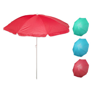 Tilting Beach Umbrella | UV 30 Protective Travel Beach Parasol Sunshade