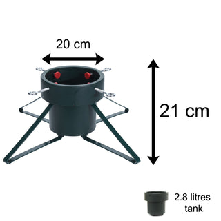 Green Christmas Tree Stand With Water Reservoir | Christmas Tree Holder For Real Tree | Live Christmas Tree Stand And Water Tank