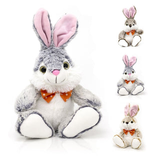 Big Eared Bunny Rabbit Soft Toy | Plush Sitting Bunny Stuffed Animal for Kids