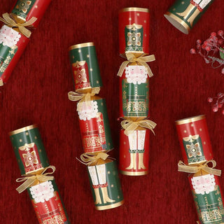 Box of 6 Nutcracker Christmas Crackers | Luxury Festive Family Crackers