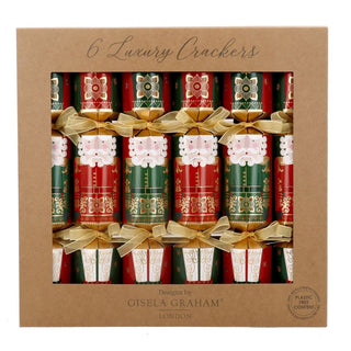 Box of 6 Nutcracker Christmas Crackers | Luxury Festive Family Crackers