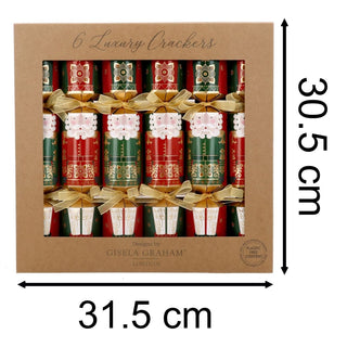 Box of 6 Nutcracker Christmas Crackers | Luxury Festive Family Crackers