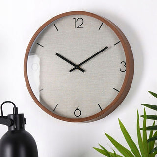 Beige Wall Clock for Classic & Modern Interiors | Round Wall Clock - 30cm