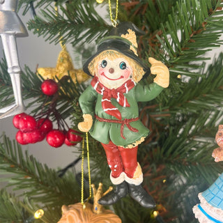 Scarecrow Christmas Tree Bauble | Wizard of Oz Christmas Tree Ornament - 12cm