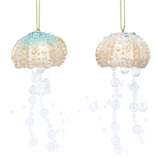 Jellyfish Christmas Bauble | Under the Sea Resin Christmas Tree Ornament - 14cm