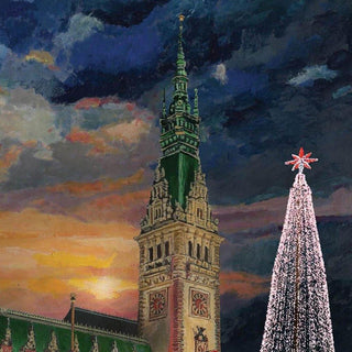 Hamburg Christmas Advent Calendar | Traditional Door Picture Advent Calendar